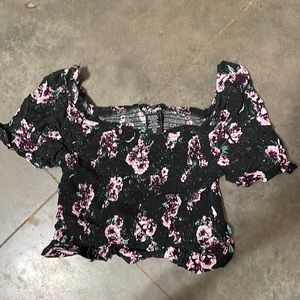 Floral Crop Top